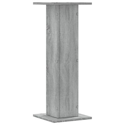 vidaXL Supporti per Piante 2 pz Grigio Sonoma 30x30x80cm in Truciolato