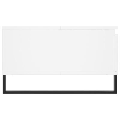 vidaXL Tavolino da Salotto Bianco 90x60x35 cm in Legno Multistrato