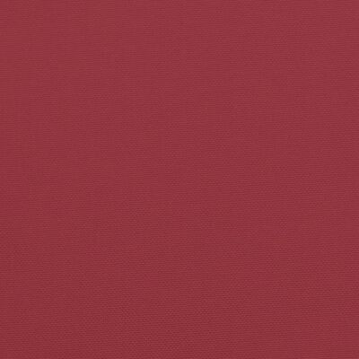 vidaXL Cuscini per Panca 2 pz Rosso Vino 200x50x7 cm in Tessuto Oxford