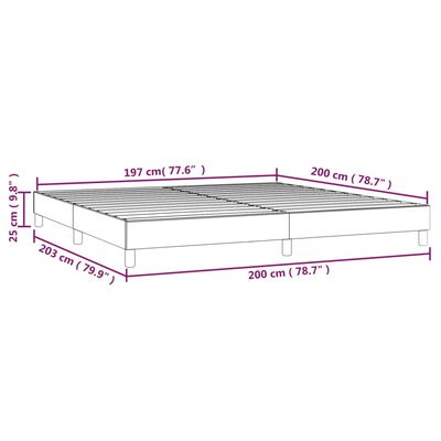 vidaXL Giroletto Cappuccino 200x200 cm in Similpelle