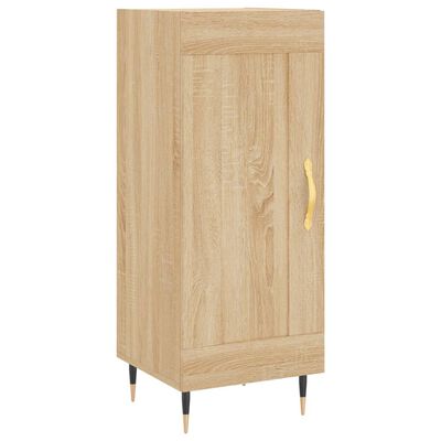 vidaXL Credenza Rovere Sonoma 34,5x34x90 cm in Legno Multistrato