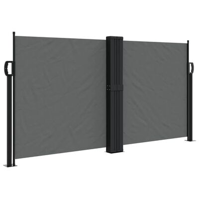 vidaXL Tenda da Sole Laterale Retrattile Antracite 120x600 cm