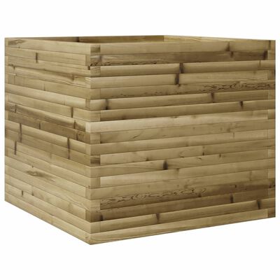 vidaXL Fioriera da Giardino 80x80x68,5 cm in Legno di Pino Impregnato