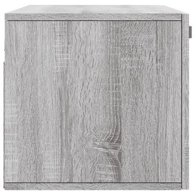 vidaXL Mobile a Parete Grigio Sonoma 80x36,5x35cm in Legno Multistrato