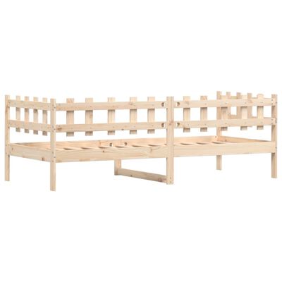 vidaXL Dormeuse senza Materasso 90x200 cm in Legno Massello di Pino