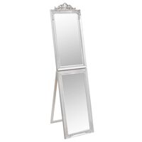 vidaXL Specchio Autoportante Argento 40x160 cm