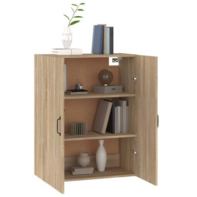 vidaXL Mobile Pensile Rovere Sonoma 69,5x34x90 cm in Legno Multistrato