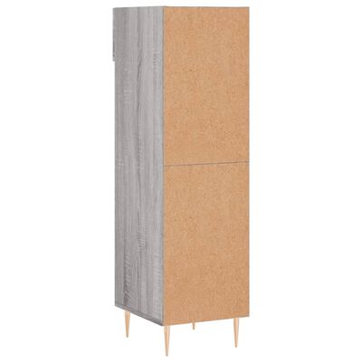 vidaXL Scarpiera Grigio Sonoma 30x35x105 cm in Legno Multistrato