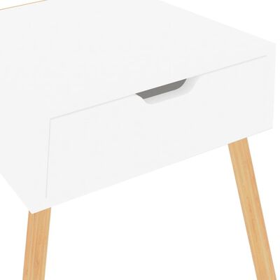 vidaXL Comodini 2pz Bianco Lucido 40x40x56 cm in Legno Multistrato