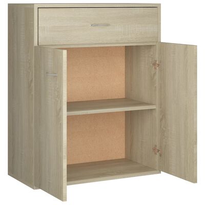 vidaXL Credenza Rovere Sonoma 60x30x75 cm in Legno Multistrato