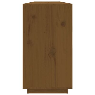 vidaXL Credenza ambra 100x40x75 cm in Legno Massello di Pino