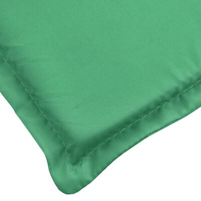 vidaXL Cuscino per Sdraio Verde (75+105)x50x4 cm