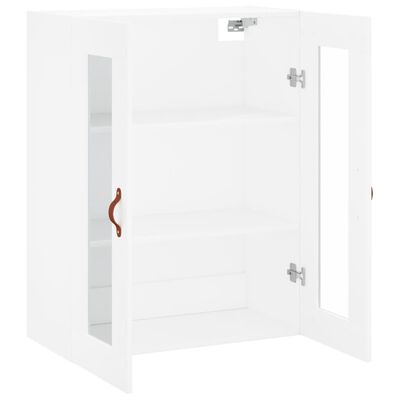 vidaXL Mobile a Parete Bianco 69,5x34x90 cm