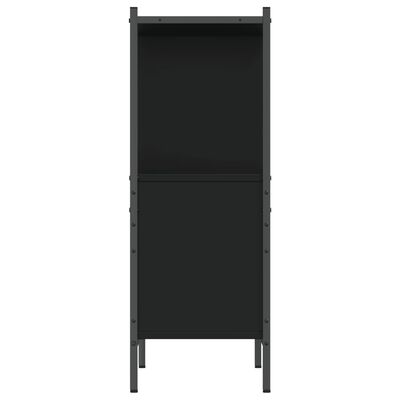 vidaXL Libreria Nera 72x28x77,5 cm in Legno Multistrato