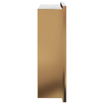 vidaXL Nicchia per Doccia Oro Spazzolato 32x32x9cm in Acciaio Inox