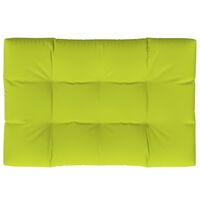 vidaXL Cuscino per Pallet Verde Brillante 120x80x12 cm in Tessuto