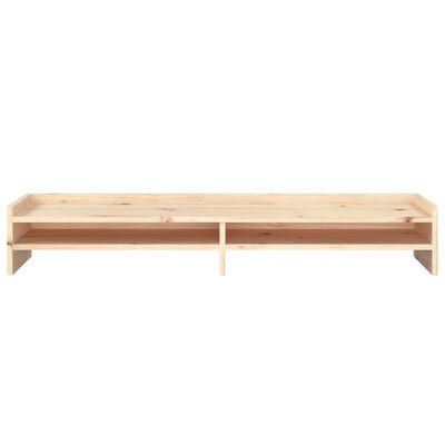 vidaXL Supporto per Monitor 100x24x16 cm in Legno Massello di Pino