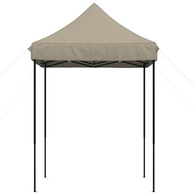 vidaXL Tenda da Festa Pieghevole Pop-Up Tortora 200x200x306 cm