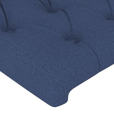 vidaXL Testiere 4 pz Blu 72x7x78/88 cm in Tessuto