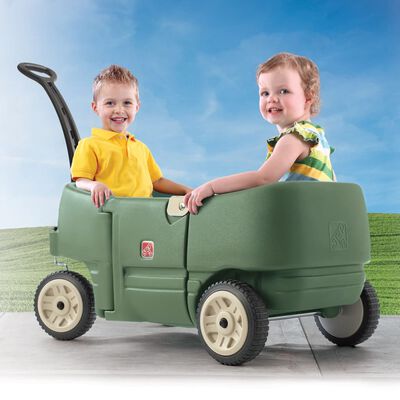 Step2 Carretto per Bambini Wagon for Two Plus Verde
