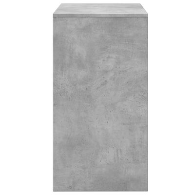 vidaXL Toeletta e Sgabello Grigio Cemento 60x40x113,5 cm