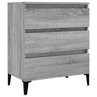 vidaXL Credenza Grigio Sonoma 60x35x70 cm in Legno Multistrato