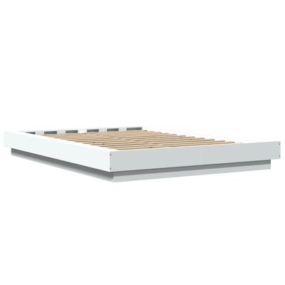 vidaXL Giroletto Bianco 120x190 cm in Legno Multistrato