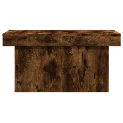 vidaXL Tavolino da Salotto Rovere Fumo 80x55x40 cm Legno Multistrato