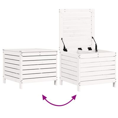 vidaXL Set Divani da Giardino 7 pz Bianco in Legno Massello di Pino