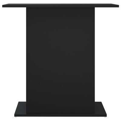 vidaXL Supporto per Acquario Nero 75x36x72,5 cm in Legno Multistrato