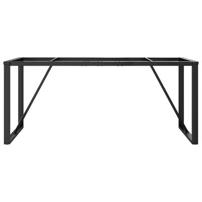 vidaXL Telaio Gambe a O per Tavolo da Pranzo 160x80x73 cm in Ghisa