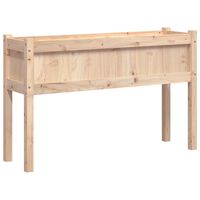 vidaXL Fioriera Giardino con Gambe 110x31x70 cm Legno Massello Pino