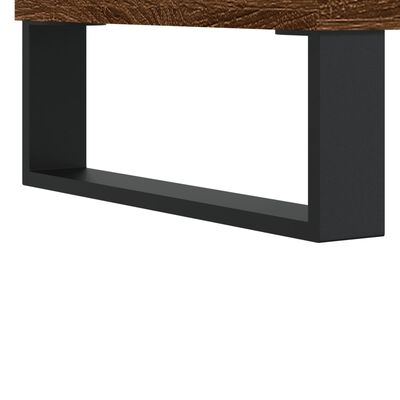 vidaXL Tavolino da Salotto Rovere Marrone 50x46x35cm Legno Multistrato