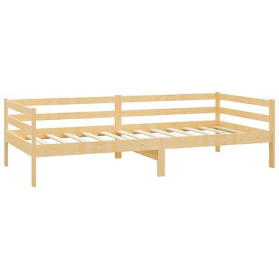 vidaXL Divano Letto con Materasso 90x200 cm Legno Massello di Pino