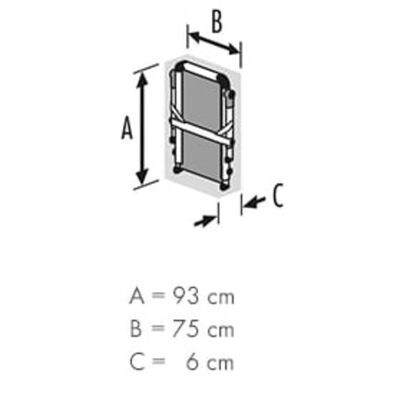 Hailo Piattaforma per Scale TP1 Alluminio