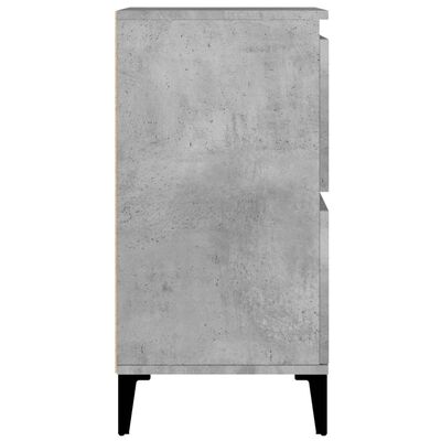 vidaXL Credenza Grigio Cemento 60x35x70 cm in Legno Multistrato