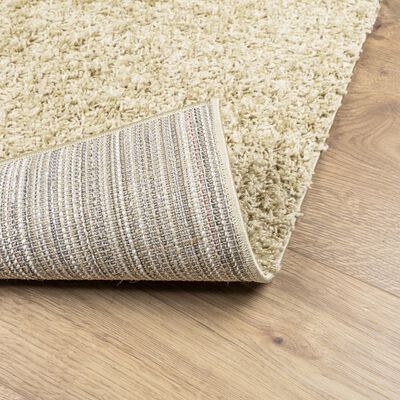 vidaXL Tappeto Shaggy PAMPLONA a Pelo Lungo Moderno Oro 240x240 cm