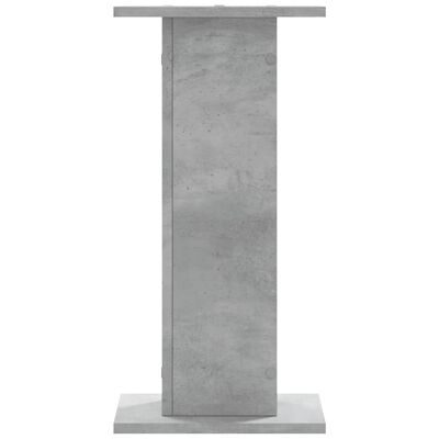 vidaXL Supporti per Piante 2 pz Grigio Cemento 30x30x60 cm Truciolato