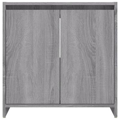 vidaXL Armadietto Bagno Grigio Sonoma 60x33x61 cm in Legno Multistrato