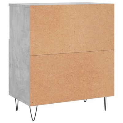 vidaXL Credenza Grigio Cemento 60x35x70 cm in Legno Multistrato