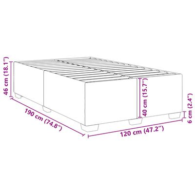 vidaXL Giroletto Grigio Chiaro 120x190 cm in Tessuto