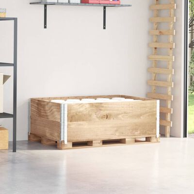 vidaXL Paretali per Pallet 2 pz 120x80 cm in Legno Massello di Pino