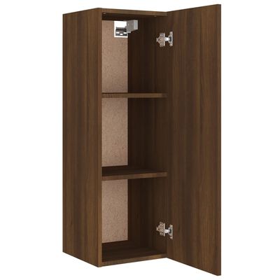 vidaXL Set di Mobili Porta TV 5 pz Rovere Marrone in Legno Multistrato