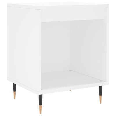 vidaXL Comodini 2pz Bianchi 40x35x50 cm in Legno Multistrato