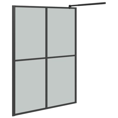 vidaXL Cabina Doccia 140x195 cm con Vetro Temperato Scuro