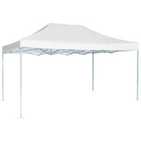 vidaXL Tenda per Feste Pieghevole 3x4,5 m Bianca