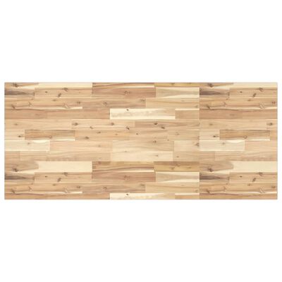 vidaXL Piano da Bagno Non Trattato 140x60x2cm Legno Massello di Acacia