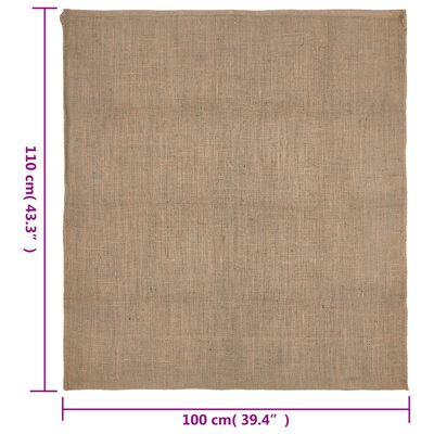 vidaXL Sacchi di Iuta 30pz 100x110 cm 100% Iuta 220 gsm