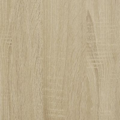 vidaXL Giroletto Testiera Rovere Sonoma 200x200 cm Legno Multistrato