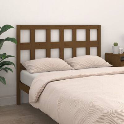 vidaXL Testiera per Letto ambra 185,5x4x100 cm Legno Massello di Pino